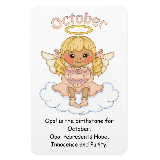 Flexible Octobre Ange Ange Blonde Premium Magnet (Vertical)
