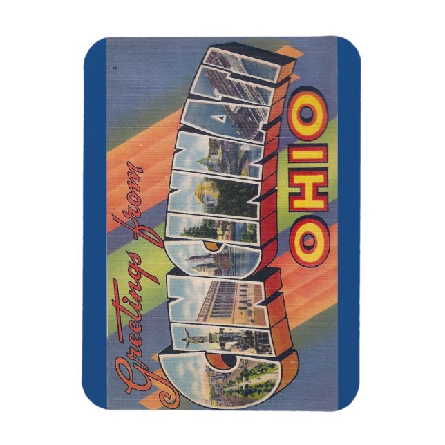 Flexible Ohio, Cincinnati Magnet (Vertical)