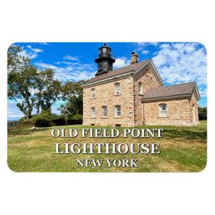 Flexible Old Field Point Lighthouse, New York Flexi Magnet