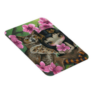 Flexible "Owlyn au printemps" Flex Magnet