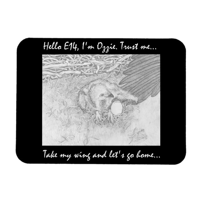 Flexible Ozzie & E14 Magnet Take My Wing Rentrons à la mais (Horizontal)