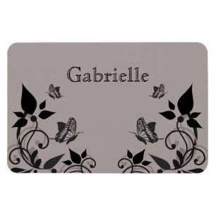 Flexible Papier ébène Floral Magnet Premium