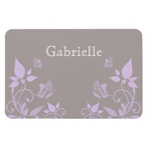 Flexible Papillon Lilac Magnet Floral Premium