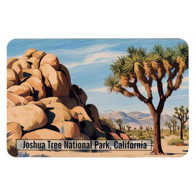 Flexible Parc national de Joshua Tree - Magnet (Horizontal)
