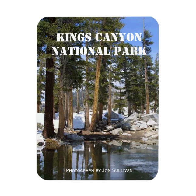 Flexible Parc national de Kings Canyon Magnet (Vertical)