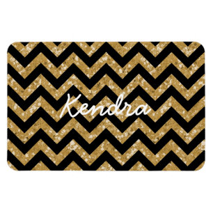 Flexible Parties scintillant Chevron Look Premium Magnet