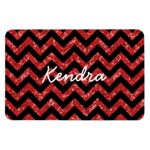 Flexible Parties scintillant Chevron Look Premium Magnet