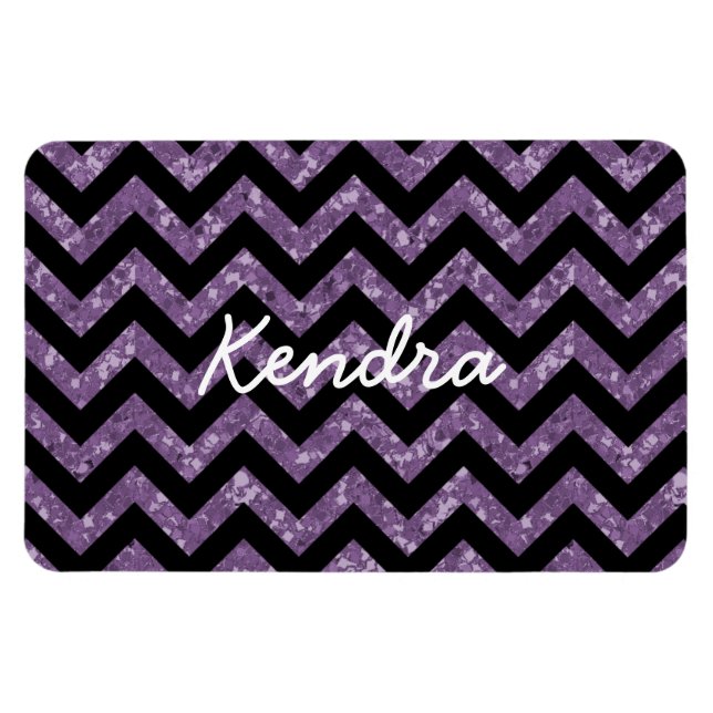 Flexible Parties scintillant Chevron Look Premium Magnet (Horizontal)