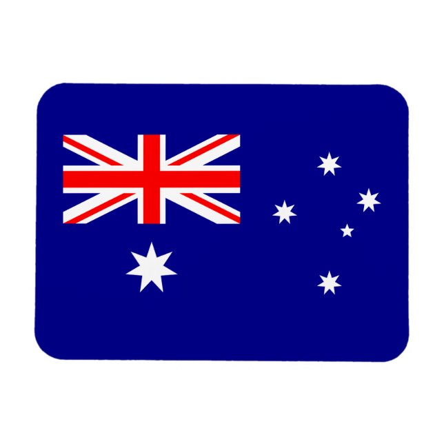 Flexible Patriotic Australian Flag Magnet (Horizontal)