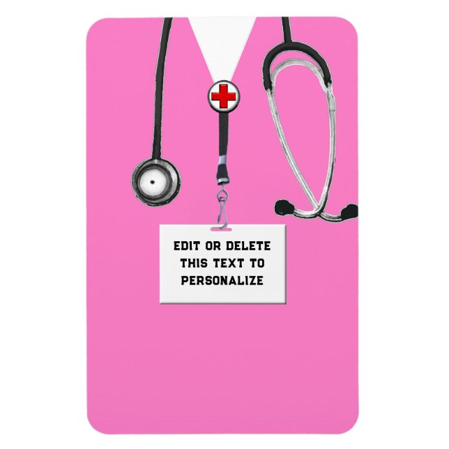 Flexible Personalized Nurse Gift Magnet (Vertical)