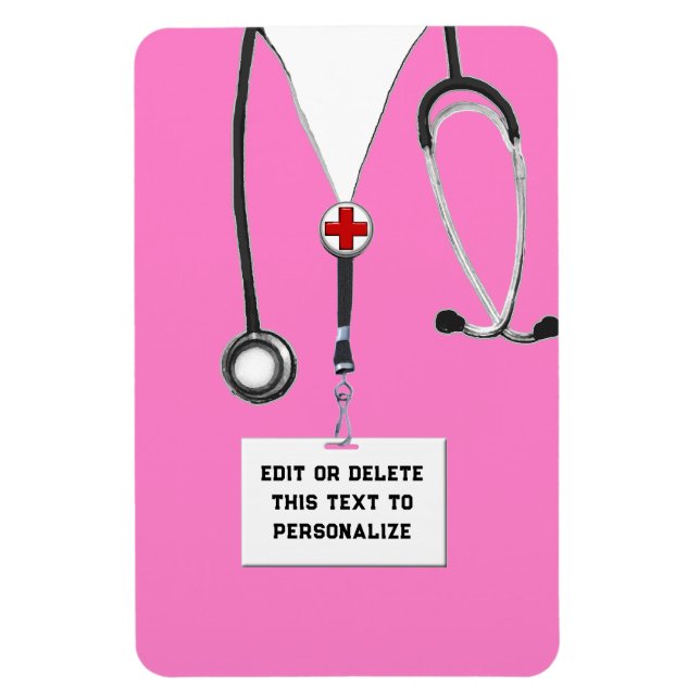 Flexible Personalized Nurse Gift Magnet (Vertical)