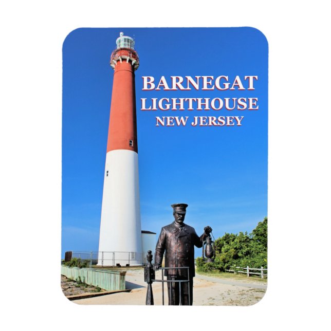 Flexible Phare de Barnegat, New Jersey - Magnet photo (Vertical)