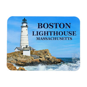 Flexible Phare de Boston, Massachusetts Flex Magnet