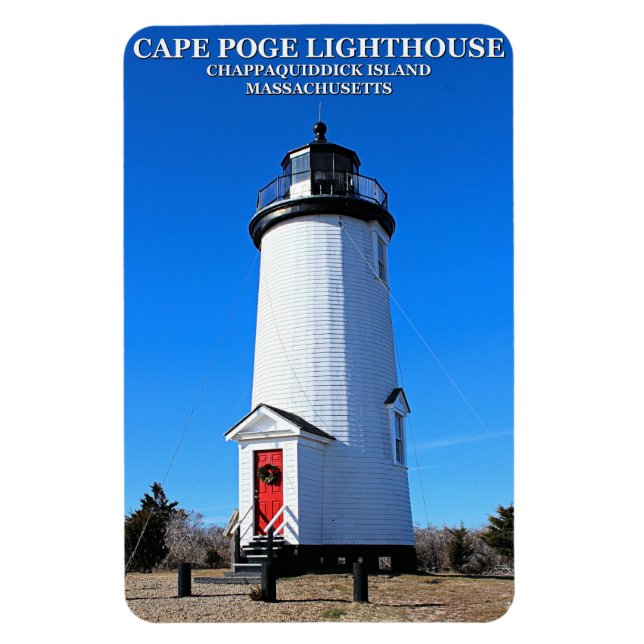 Flexible Phare de Cape Poge, Massachusetts Flexi Magnet (Vertical)