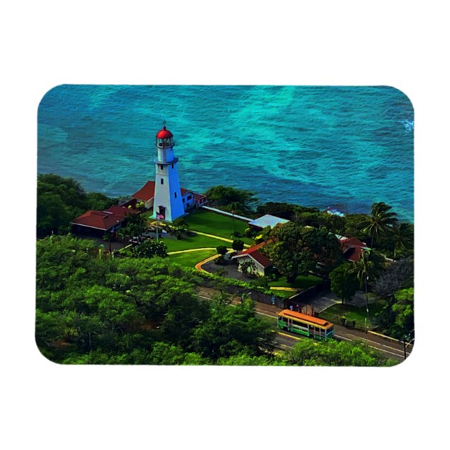Flexible Phare de Diamond Head #1 Magnet (Horizontal)
