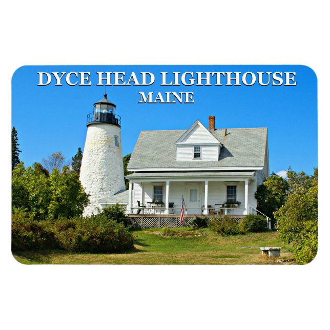 Flexible Phare de Dyce Head, Maine Flexi Magnet (Horizontal)