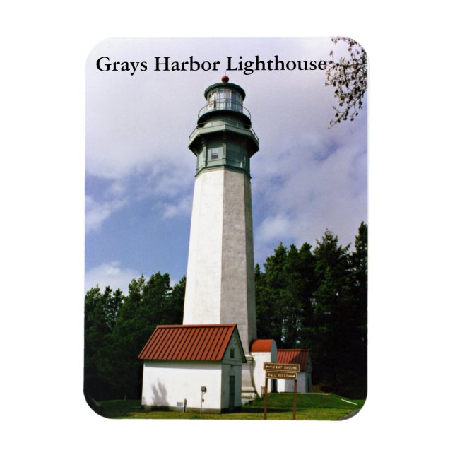 Flexible Phare de Grays Harbour, Washington Magnet (Vertical)