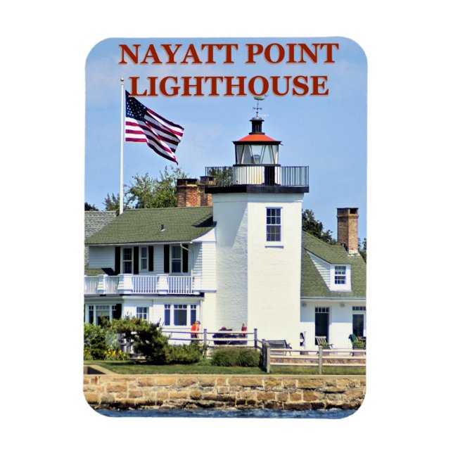 Flexible Phare de Nayatt Point, Rhode Island Magnet (Vertical)