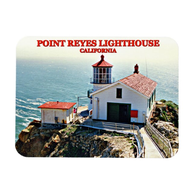 Flexible Phare de Point Reyes, Californie Magnet Flexi (Horizontal)