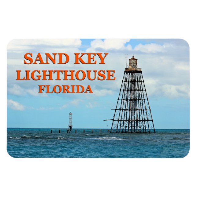 Flexible Phare de Sand Key, Floride Magnet Flexi (Horizontal)