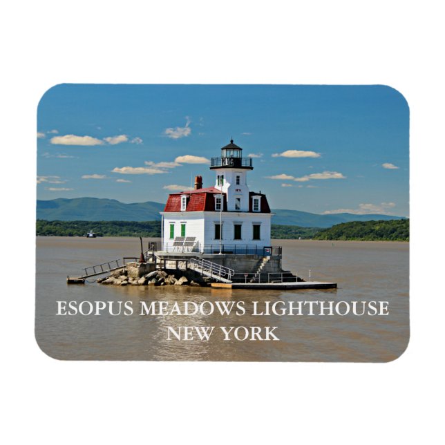 Flexible Phare d'Esopus Meadows, New York - Magnet photo (Horizontal)