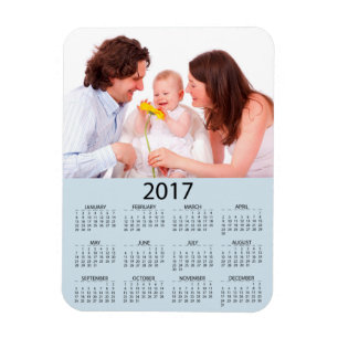 Flexible Photo de famille personnalisée Magnet Calendrier 2