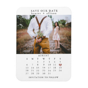 Flexible Photo du calendrier Enregistrer la date   Magnet