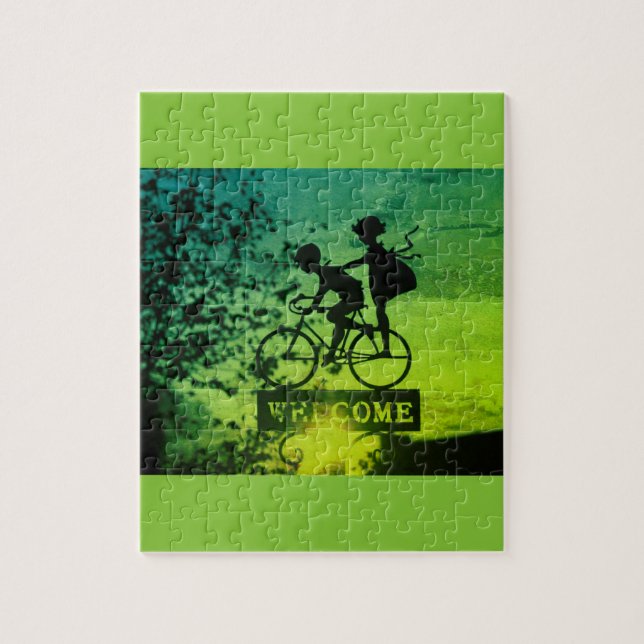 Flexible Photo enfants puzzle avec boîte cadeau (Vertical)