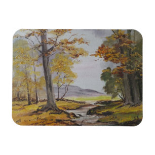 Flexible Photo Magnet Ann Hayes Painting Forest Stream