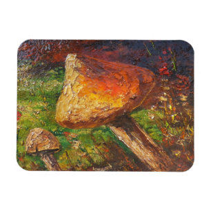 Flexible Photo Magnet Ann Hayes Peinture Champignons