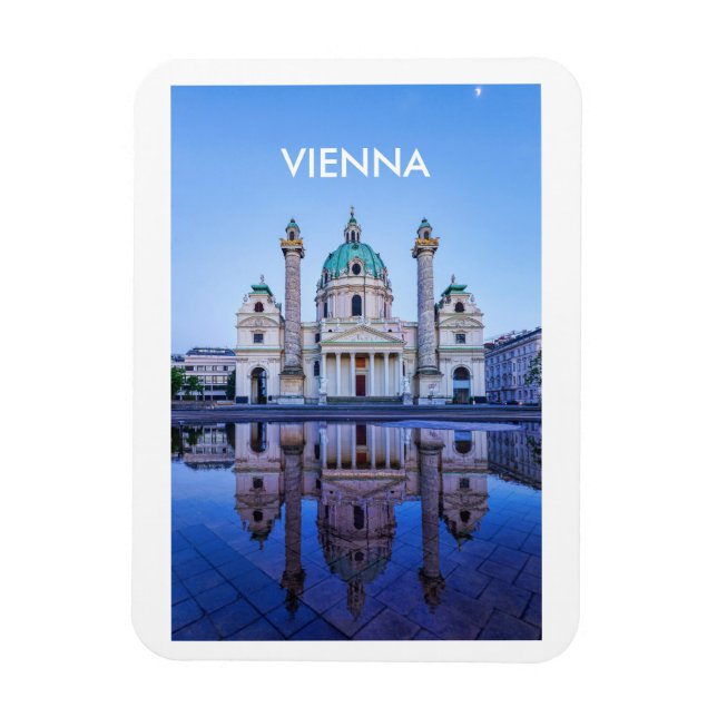 Flexible Photo Magnet avec Vienne (Vertical)