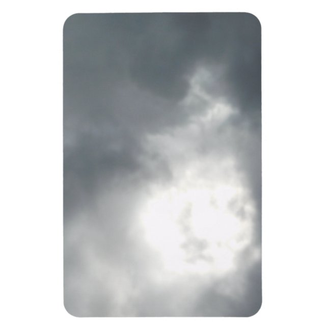 Flexible Photo Magnet bleu ciel (Vertical)