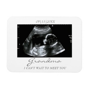 Flexible Photo Magnet Ultrasound Cadeaux pour grand-mère So
