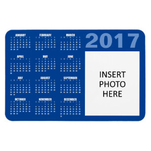 Flexible Photo personnalisée Magnet du calendrier 2017