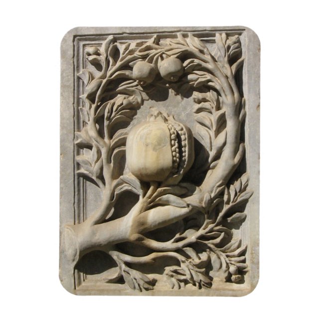 Flexible Pierres sculptées Granada 3"x4" Magnet photo (Vertical)