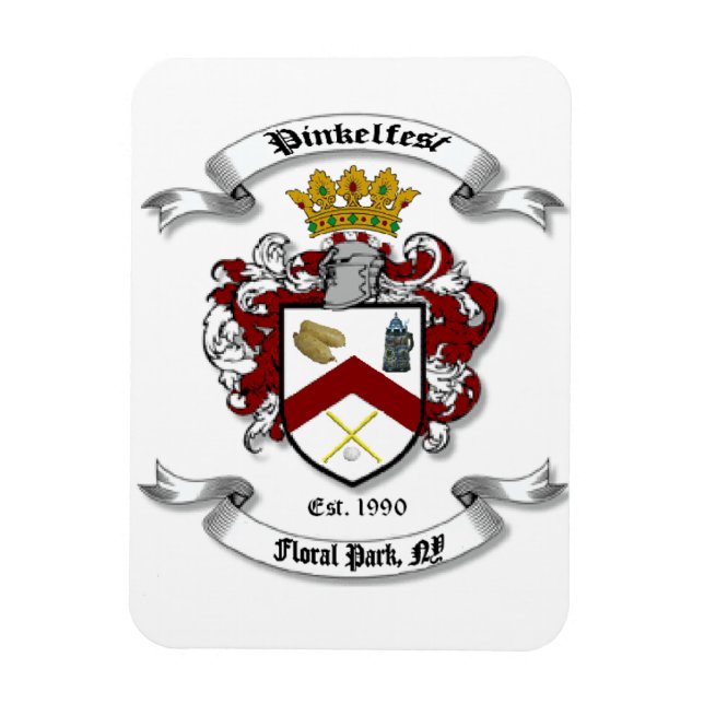 Flexible Pinkel Crest Magnet (Vertical)