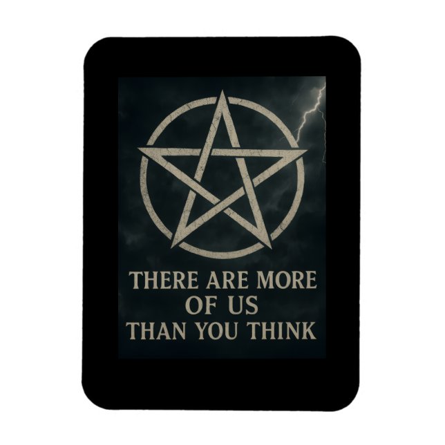 Flexible Plus d'entre nous Wicca Magnet (Vertical)