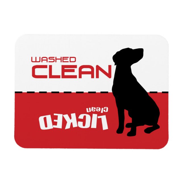 Flexible Pointer Dog, Lave-vaisselle Magnet - Licencié Prop (Horizontal)