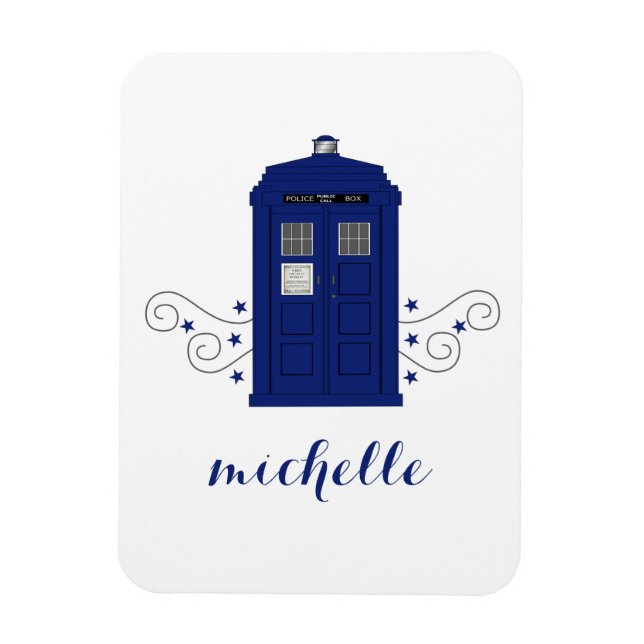 Flexible Police Box Swils Premium Magnet (Vertical)