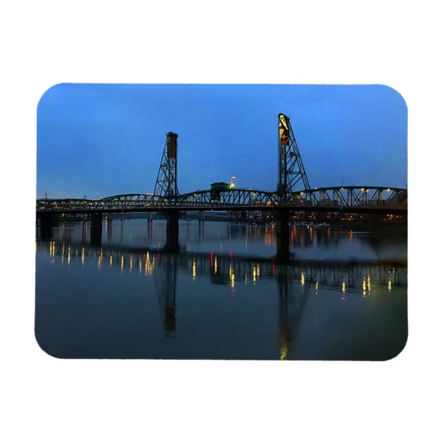 Flexible Portland Hawthorne Bridge #2 Magnet (Horizontal)