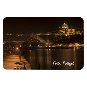 Flexible Porto by night Premium Magnet