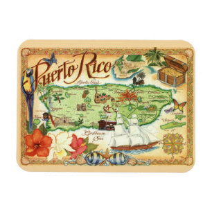 Flexible Porto Rico Magnet