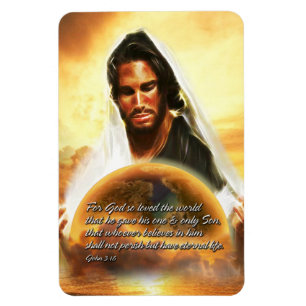 Flexible Pour Dieu tant aimé le monde 2 Magnet Premium