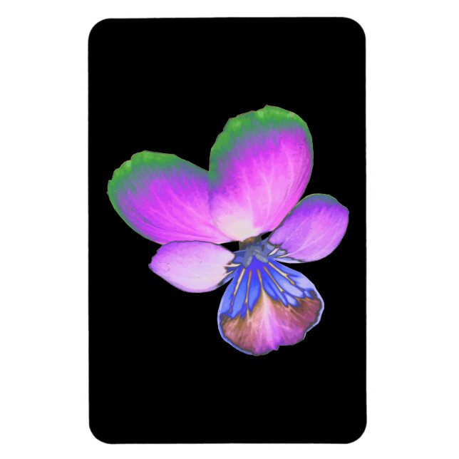 Flexible Pretty Pansy Premium Magnet (Vertical)