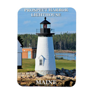 Flexible Prospect Harbour Lighthouse, Maine Photo Magnet