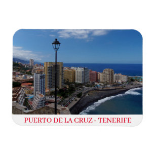 Flexible Puerto de la Cruz, Tenerife fridge magnet