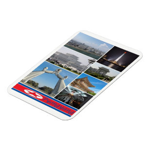 Flexible Pyongyang - Corée du Nord - Magnet