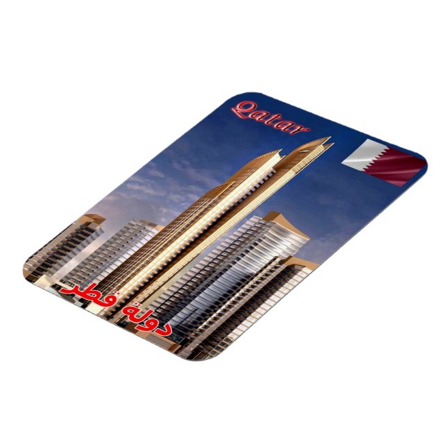 Flexible Qatar - Panorama - Skycrapers - Magnet (Côté Gauche)