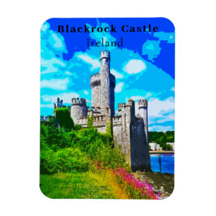 Flexible Retro Blackrock Castle Cork Irlande Travel Magnet