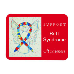 Flexible Rett Syndrome Sensibilisation Ruban Angel Magnet